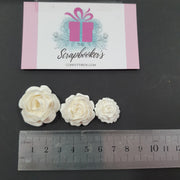 #27 RESIN PIECES - Roses 3pc